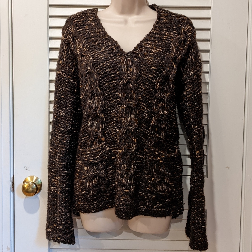 Vintage B. Altman hooded boho sweater